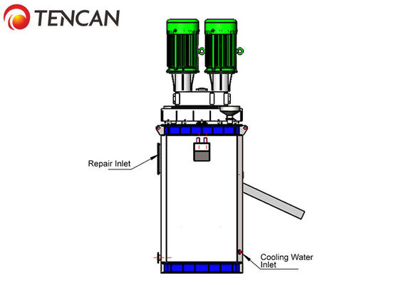 Kapazitäts-Kaolin Tencan 12000L 180KW 2.5-5.8T/H reibendes macine, zusammenstoßende Zellmühle