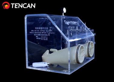 15mm Stärke-Acrylhandschuhschachtel 500mm in hohem Grade transparente Iso-Norm