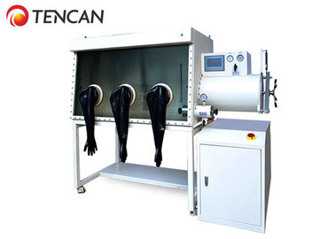 Druck-Edelgas-Handschuhschachtel des Lager-3000Pa mit maximalem Wasser 1PPM u. Sauerstoffgehalt
