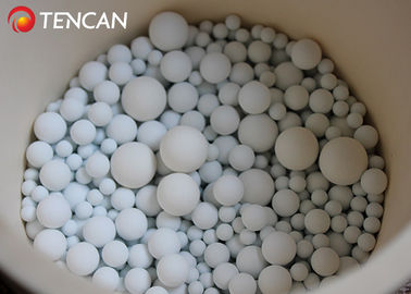 Hohe Verschleißfestigkeits-Ball-Mühlmedien, keramischer reibender Ball mit weißer Farbe