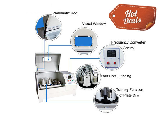 12L-Full-Directional-Laboratorium Kugelmühle für Super Feinstaub-Schleifen ohne tote Ecke