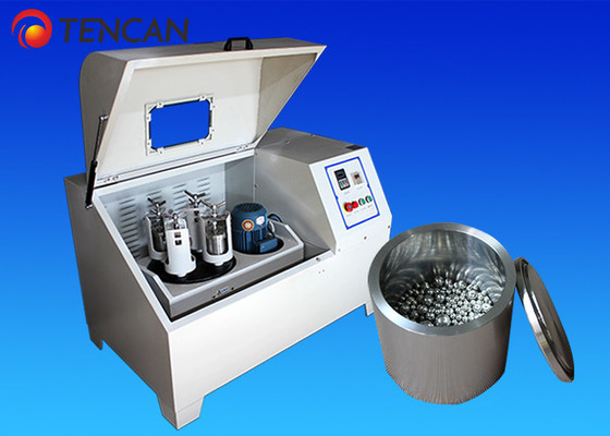 TENCAN 4L Vollrichtungsplattenplanetarische Kugelmühle 360° Umsatz mit 4x 1500ml Gläsern