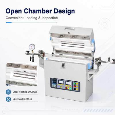 TENCAN TC-16MT 1600C MoSi2 Heizung Rohr Ofen B Typ Thermoelement Aluminiumoxid Rohr Elektrische Labor Sinter Ofen Wärme Behandlung