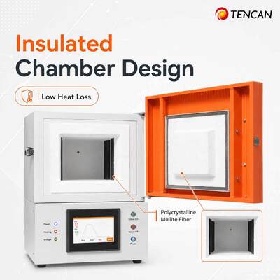 TENCAN CE-zertifizierter 1700 °C Dental-Zirkonoxid-Sinterofen mit MoSi2-Heizung und 7-Zoll-Touchscreen für Prothesenkeramik