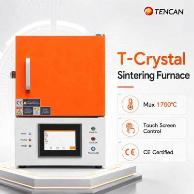 TENCAN CE-zertifizierter 1700 °C Dental-Zirkonoxid-Sinterofen mit MoSi2-Heizung und 7-Zoll-Touchscreen für Prothesenkeramik