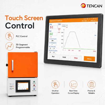 TENCAN CE-zertifizierter 1700 °C Dental-Zirkonoxid-Sinterofen mit MoSi2-Heizung und 7-Zoll-Touchscreen für Prothesenkeramik