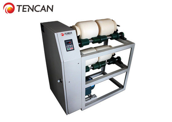 Four Working Position Rolling Ball Mill Featuring Customizable Jar Sizes and Dust Cover for Enhanced Grinding Efficiency