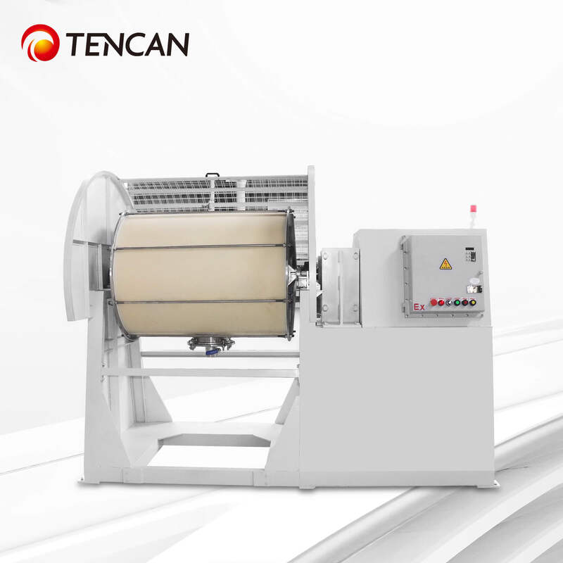 TENCAN hochreine Nylon-Trommel-Kugelmühle Metallfreie Pulvermahlenmischgeräte